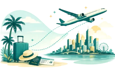 Travel planning desk