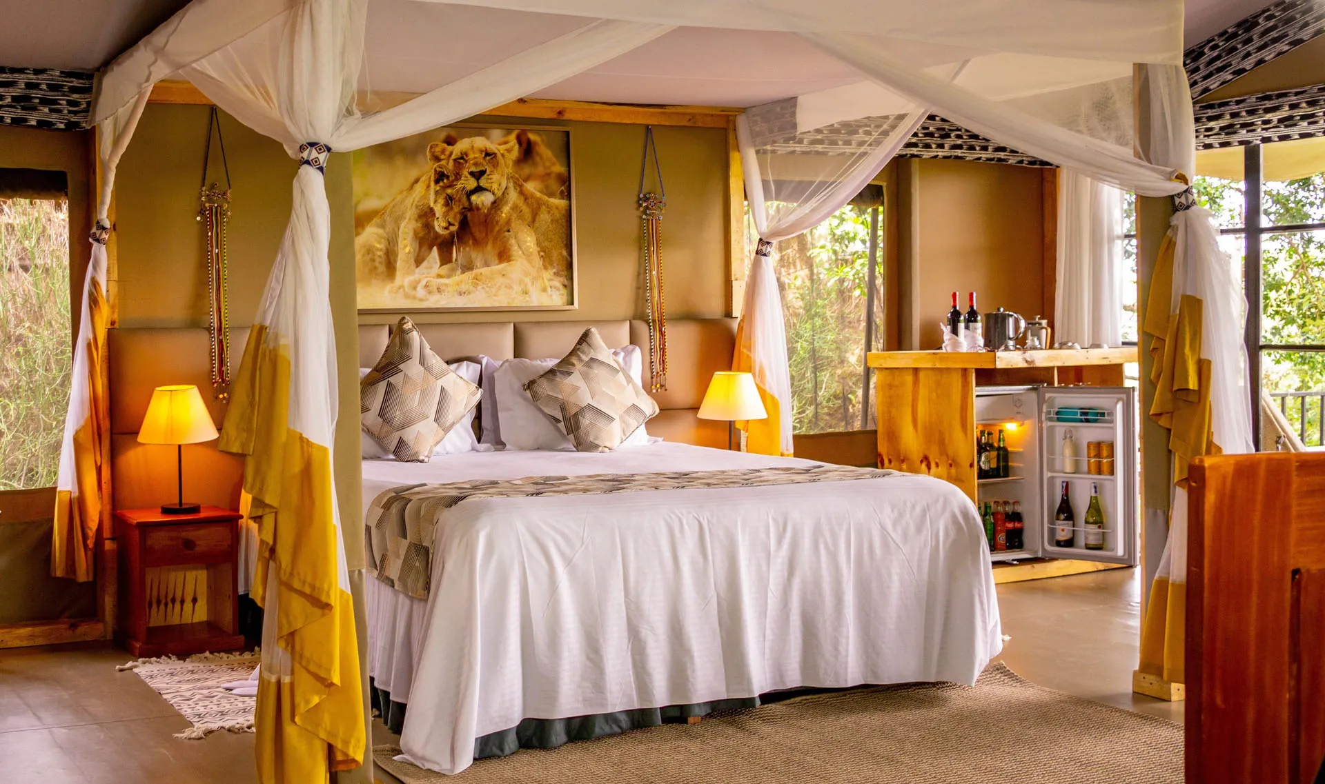 Zebra Plains tent