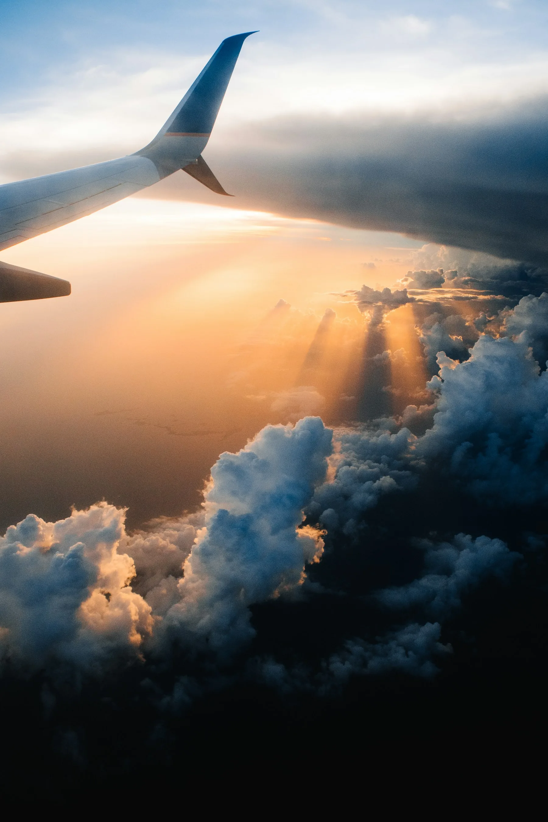 Traveller preparing for a flight to Kenya