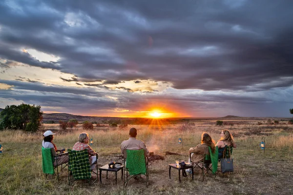 Sundowner inclus dans un safari au Kenya