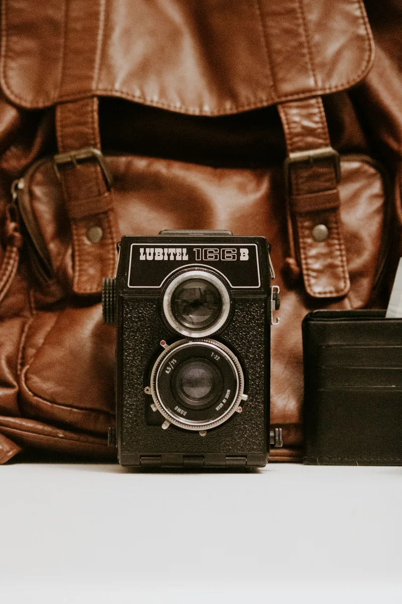 Camera body and lenses prepared for a safari camera bag