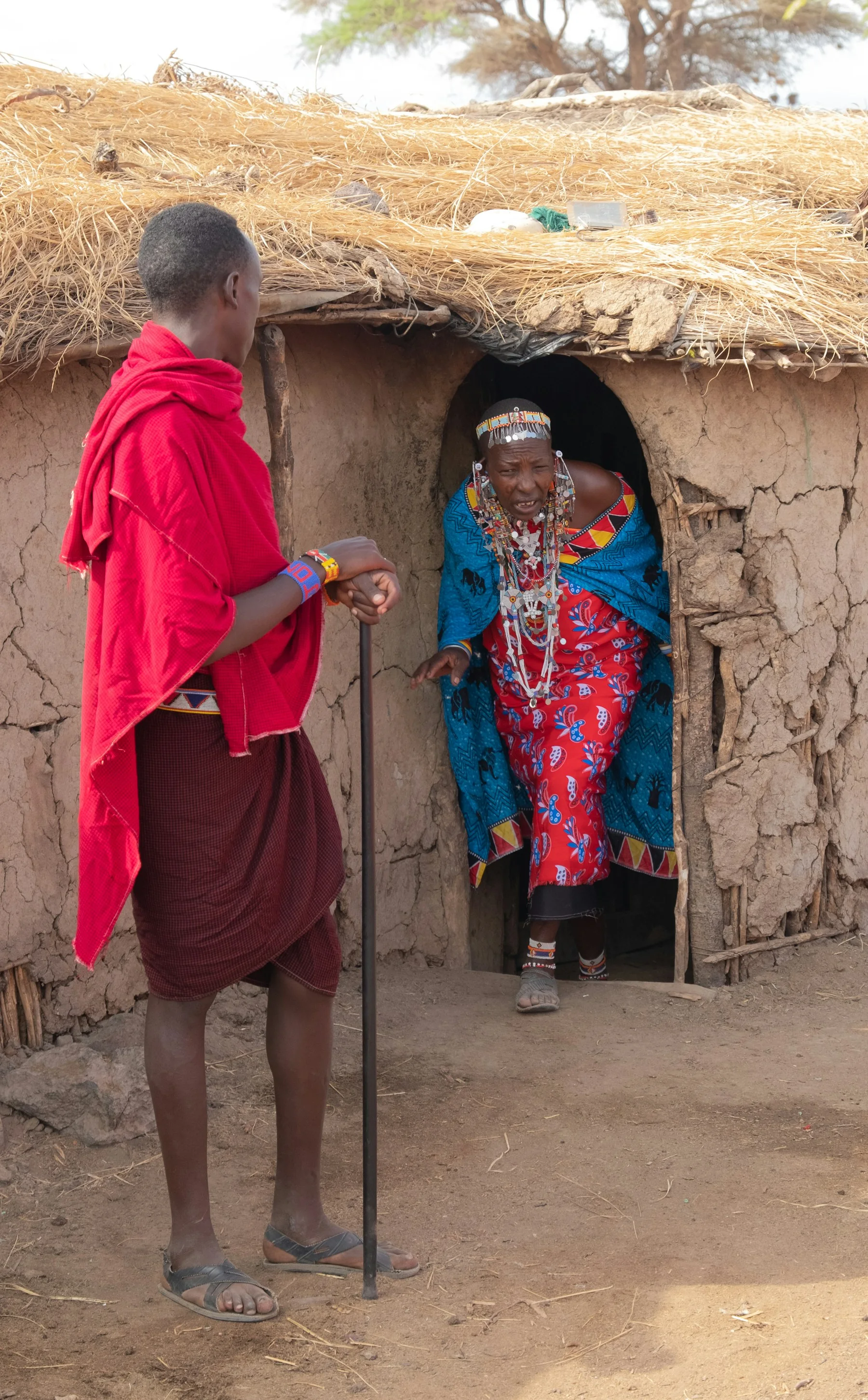 Amboseli Maasai village visits guide illustrated by a Maasai family in Kenya
