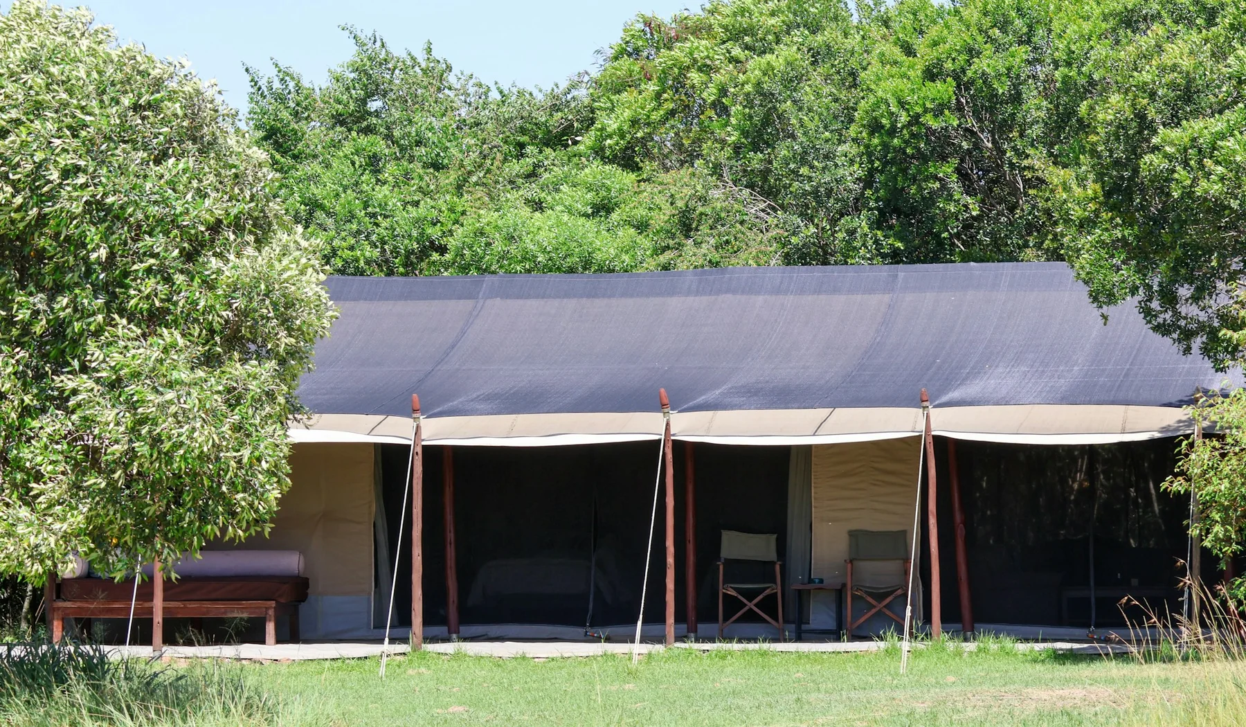Safari tent at Encounter Mara in Naboisho, Kenya